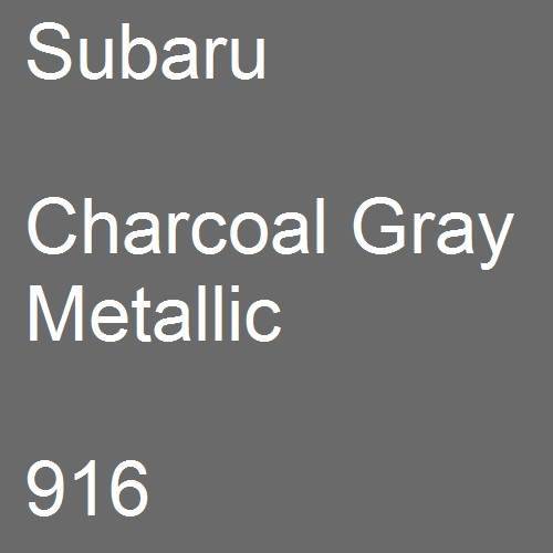 Subaru, Charcoal Gray Metallic, 916.